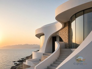 Современная архитектура бутик-отеля на Кипре